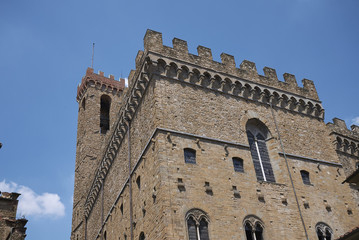 Firenze, Italy - June 21, 2018 : View of Palazzo Del Bargello