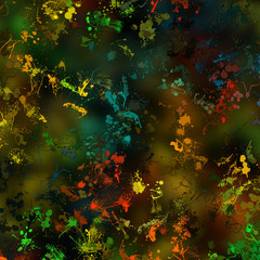 Obraz na płótnie Canvas Splatter Background 4000 x 4000 Illustration