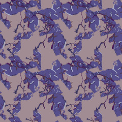 Camo background in diffetent shades of violet, brown and dark nude