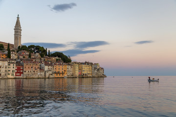 Obraz premium Cityscape of Rovinj town in Croatia