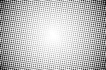 Halftone background. Abstract Pattern in pop art style. Vintage, retro backdrop. Futuristic panel Vector illustration 