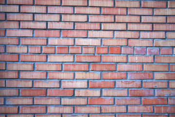 brick red wall