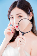 beauty woman smile happily