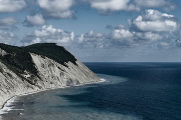 rocky coast of the black sea
