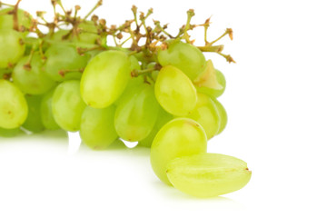 grape green isolated on white background