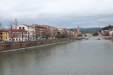 Verona e nuvole