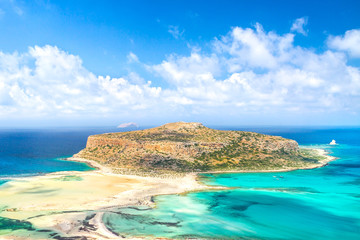 Tropical beach. Balos lagoon, Crete, Greece.
