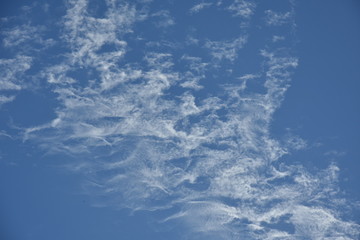 The evening sky