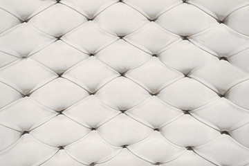 button white leather tufting wall pattern background