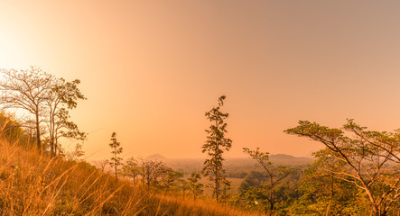 Obraz premium Sunrise in mountains landscape