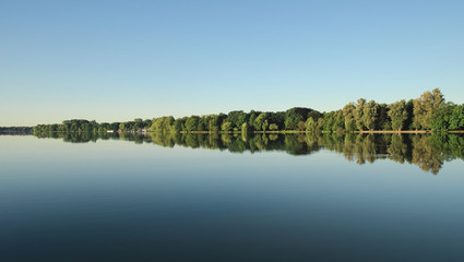 Fototapeta premium Hannover - Maschsee am Morgen, Deutschland