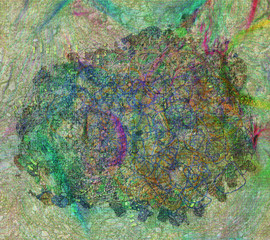 Grunge & rough. Messy, web, digital & concept.