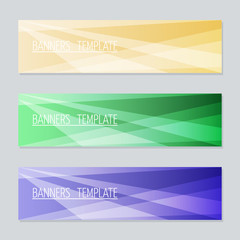 Vector banner for web design.