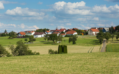 Obraz premium Ortsteil Benzingen der Gemeinde Winterlingen