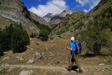 Fototapeta premium Wandern in den Pyrenäen