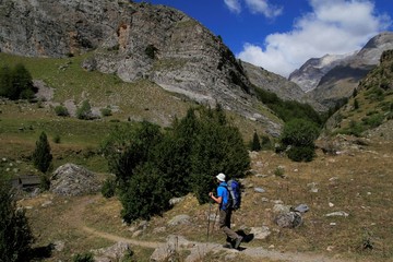 Fototapeta na wymiar Wanderung in den Pyrenäen