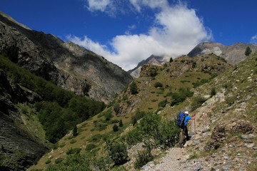 Fototapeta premium Pyrenees walking