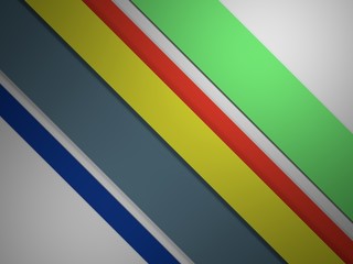 Cut 3d paper color straight lines abstract background