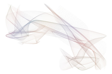 Abstract illustrations of smoky line art, conceptual. Surface, canvas, effect & color.