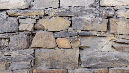 wall made of stones, background