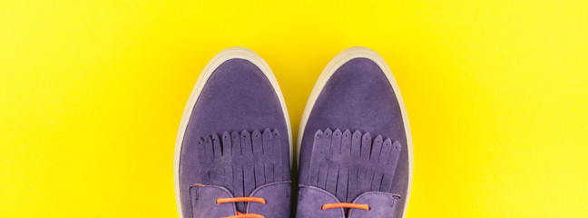 Overhead view of woman casual outfit