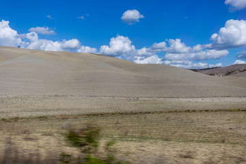 Sowing field in Italy