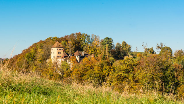 Schloss Wildenstein im Herbst