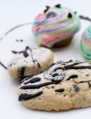 Sweet Cookies Chocolate Baked Case