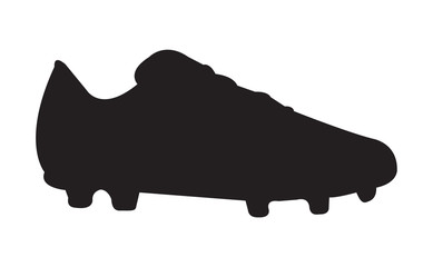 Soccer shoe silhouette