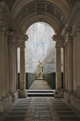 Obraz premium Roma, Palazzo Spada - la prospettiva del Borromini