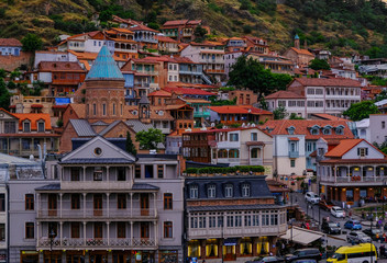 View of Tbilisi Old town Sololaki