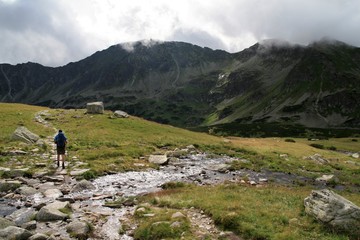 Fototapeta na wymiar Wandern in der Hohen Tatra