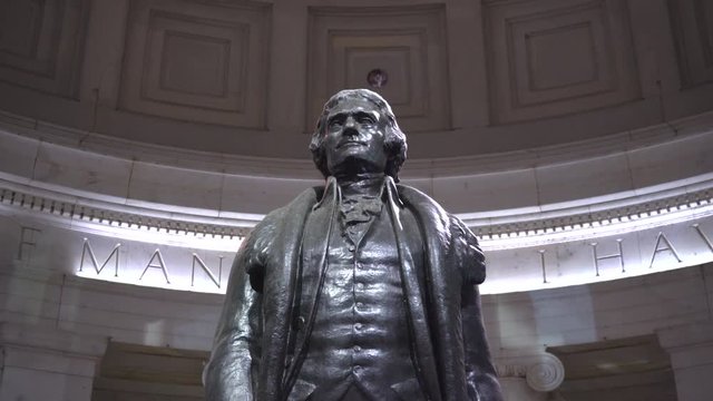 Thomas Jefferson memorial, slider shot - Washington DC