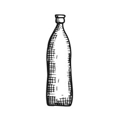 bottle simple sketch vector isolated