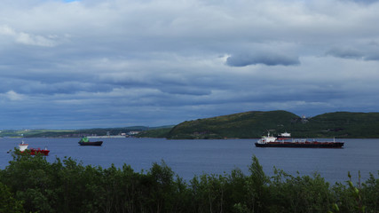 View of the Kola Bay from the West Bank