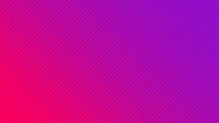 Fotobehang Halftone gradient pattern vector illustration. Pink dotted, purple halftone texture. Pop Art style pink violet halftone, comics Background. Background of Art. Dots background. AI10 © svitlananiko