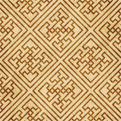 Retro brown cork texture grunge seamless background Spiral Vortex Cross Geometry Frame