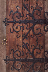 Vintage Background - Street Colorful Texture - old door