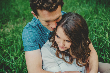Fototapeta premium Romantic Couple in Nature
