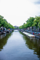 Fototapeta na wymiar Amsterdam River