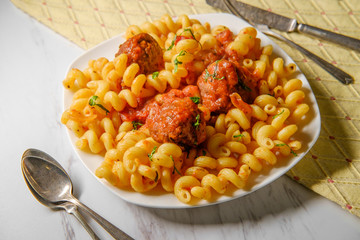 Spaghetti and Meatballs