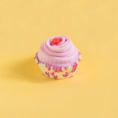 Socks in form for baking cupcakes, imitation cupcakes