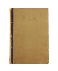 Old vintage book isolated