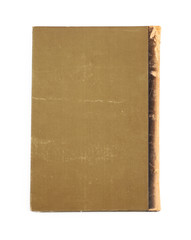 Old vintage book isolated