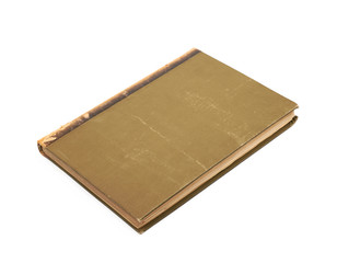 Old vintage book isolated