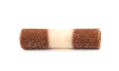 Chocolate shaving chip isolated