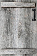 Old barn wood door