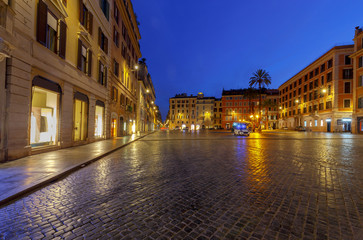 Fototapeta na wymiar Rome. The Square of Spain.