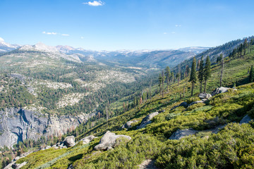 Glacier Point El Capitan Half Dome Yosemite National Park Sierra Nevada California