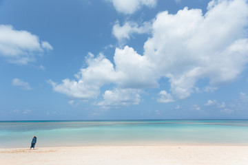 沖縄・最南端の波照間島の海